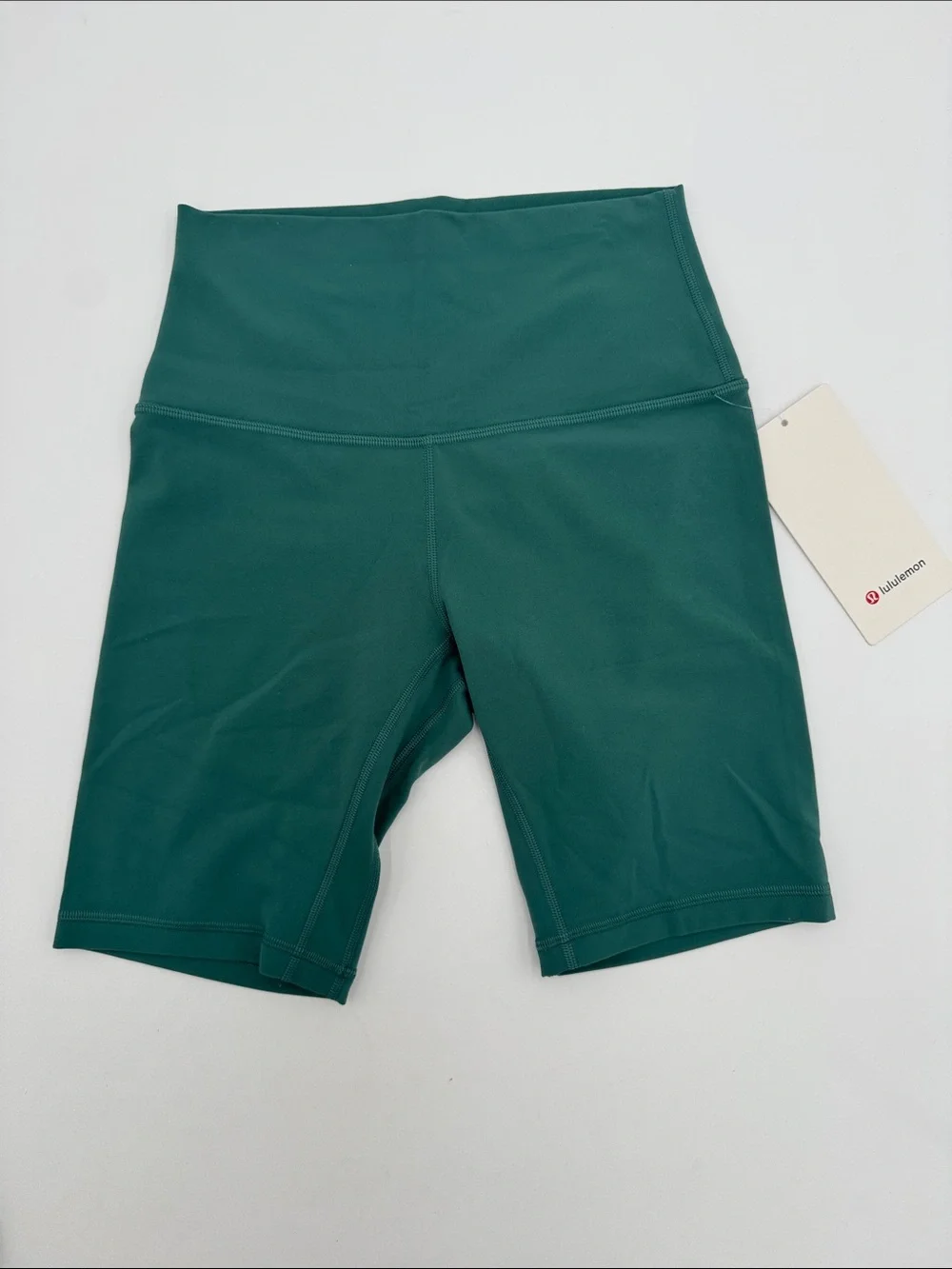 lululemon athletica High-Rise Teal Green Bike Shorts